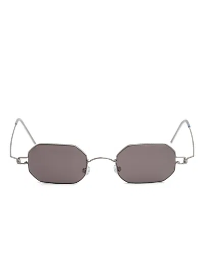 Lindberg Geometric-frame Sunglasses