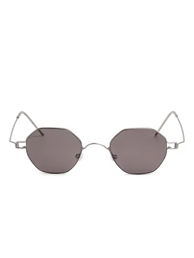 Lindberg Geometric-frame Sunglasses