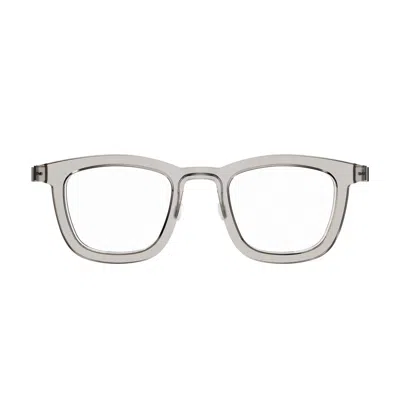 Lindberg Grey Acetanium 1065 Acetate-titanium Blend Square Sunglasses In Neutral