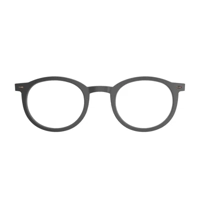 Lindberg N.o.w. 6636 D16 Pu12 804 Nero Satinato Marrone Glasses In Neutral