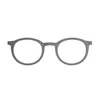 Lindberg N.o.w. 6636 D15 P85 804 Nero Satinato Turchese Glasses In Gray
