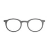 Lindberg N.o.w. 6636 D15 P85 804 Nero Satinato Turchese Glasses In Black