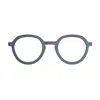 Lindberg N.o.w. 6640 D18 P85 804 Blu Satinato Turchese Glasses In Gray