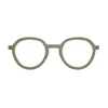 Lindberg N.o.w. 6640 C11m Pu16 804 Verde Matte Grigio Glasses In Green