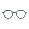 Lindberg N.o.w. 6640 D18 P85 804 Blu Satinato Turchese Glasses In Gray