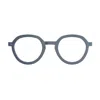 Lindberg N.o.w. 6640 D18 P85 804 Blu Satinato Turchese Glasses In Blue