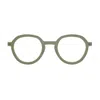 Lindberg N.o.w. 6640 C11m Pu16 804 Verde Matte Grigio Glasses In Green