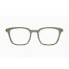 Lindberg N.o.w. 6645 C11/u12/802 Verde Matte Marrone Glasses In Green