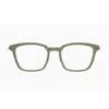 Lindberg N.o.w. 6645 C11/u12/802 Verde Matte Marrone Glasses In Green