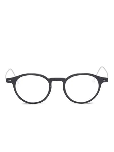 Lindberg N.o.w. Round-frame Glasses In Black