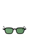 Lindberg Rectangle-frame Sunglasses In Green