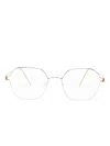 Lindberg Richelle Pilot-frame Glasses In Silver