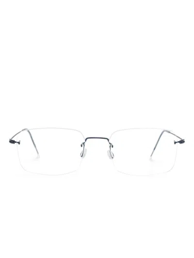 Lindberg Rimless Glasses In Blue