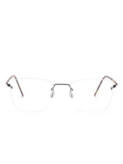 Lindberg Rimless Glasses In Brown