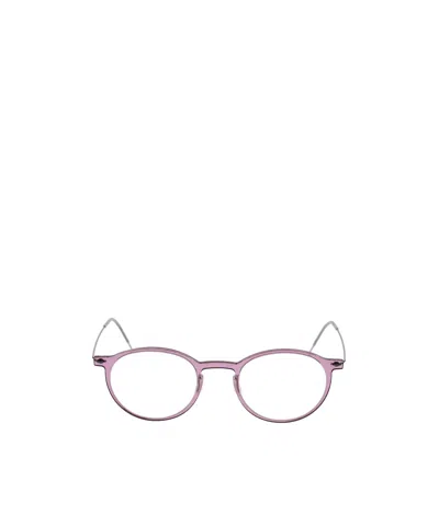 Lindberg Round Frame Glasses In Pink