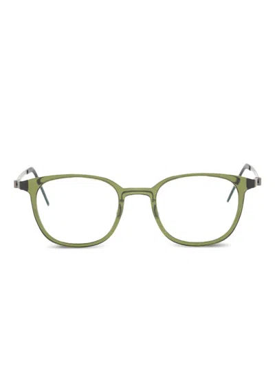 Lindberg Round-frame Glasses In Silver