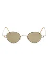 Lindberg Round-frame Sunglasses In Neutral