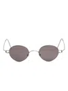 Lindberg Round-frame Sunglasses In Gray