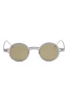 Lindberg Round-frame Sunglasses In Brown