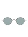 Lindberg Round-frame Sunglasses In Blue