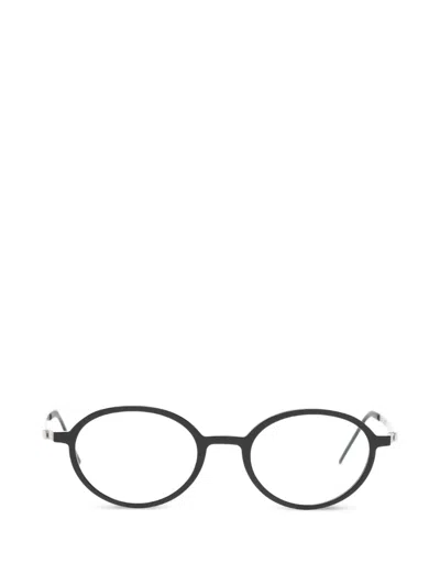 Lindberg Round-frame Glasses In Black