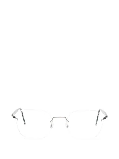 Lindberg Spirit Geometric-frame Glasses In Grey