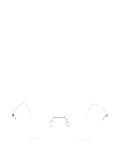 Lindberg Spirit Rimless Rectangle-frame Glasses In Silver