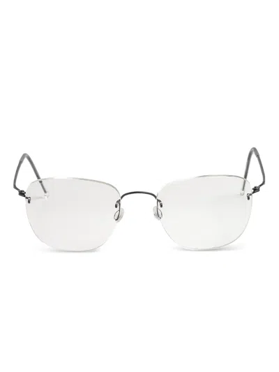Lindberg Square-frame Glasses In Gray