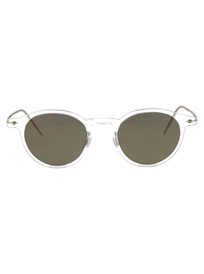 Lindberg Transparent Acetate + Titanium Sunglasses In Multi