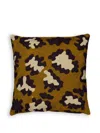 Lindell & Co Patterned Cushion In Brown