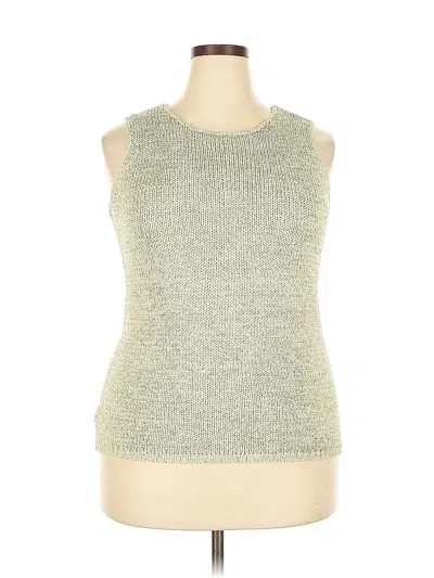 Pre-owned Linden Hill Sweater Vest In Green