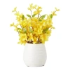 Linden Street 11" Yellow Floral Arrangement In Yellow