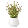 Linden Street 12" Pink Wildflower Artificial Plant In Pink