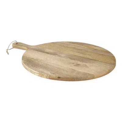 Linden Street 15x12 Mango Wood Serve Paddle In White