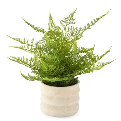Linden Street 16.5in Fern Artificial Plant In Green