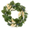 Linden Street 24in Blueberry Mixed Evergreen Wreath In Green