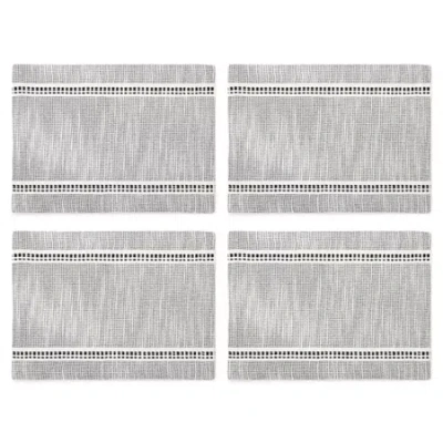 Linden Street 4-pc. Placemat In Black