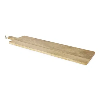 Linden Street 8x30 Mango Wood Cheese Board In White