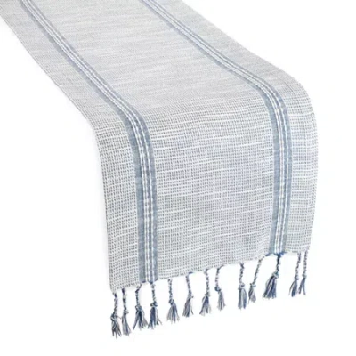 Linden Street Chunky Table Runner In Blue