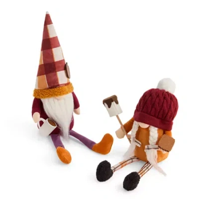 Linden Street Coffee Smores 2-pc. Thanksgiving Gnome In Orange