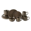 Linden Street Harper 16-pc. Stoneware Dinnerware Set In Brown