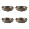 Linden Street Harper 4-pc. Dinner Bowl In Brown