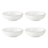 Linden Street Harper 4-pc. Dinner Bowl In White