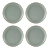 Linden Street Harper Stoneware Dinner Plate In Green