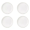 Linden Street Harper Stoneware Salad Plate In White