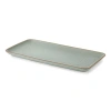 Linden Street Harper Stoneware Serving Tray In Green