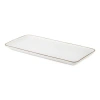 Linden Street Harper Stoneware Serving Tray In White
