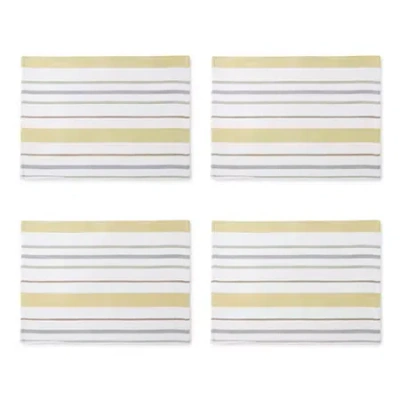 Linden Street Lakewood 4-pc. Placemat In Yellow