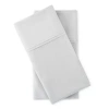 Linden Street Naturally Soft 300tc Pillowcase In Silver