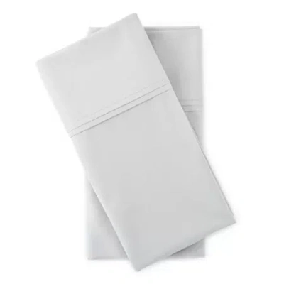 Linden Street Naturally Soft 300tc Pillowcase In Silver